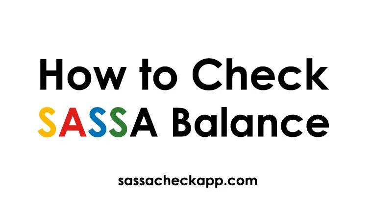 check sassa balance