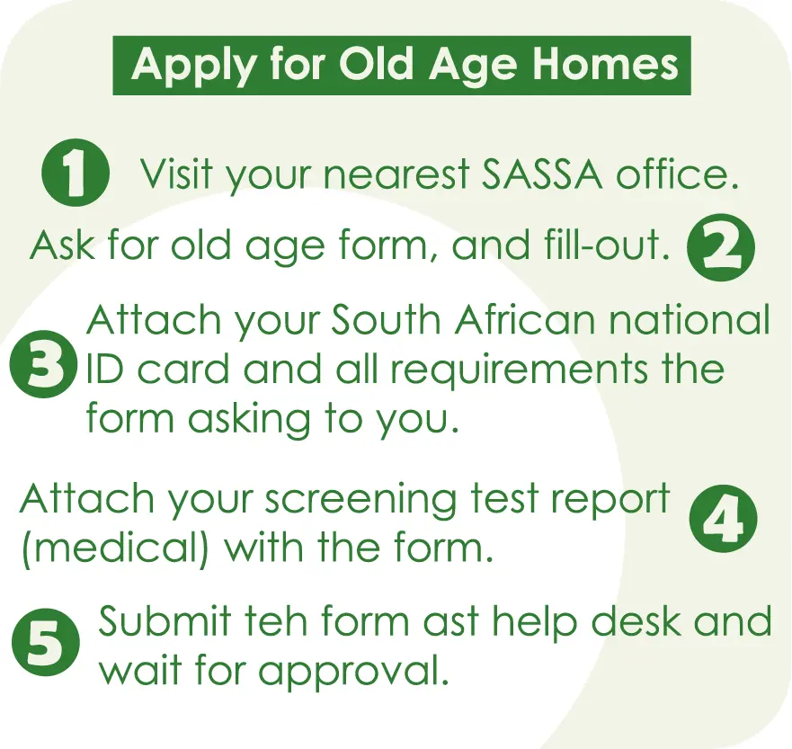 apply for sassa old age homes