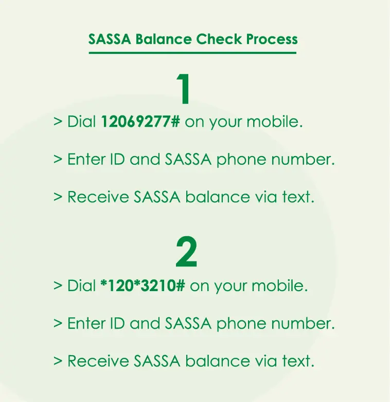 sassa balance check process