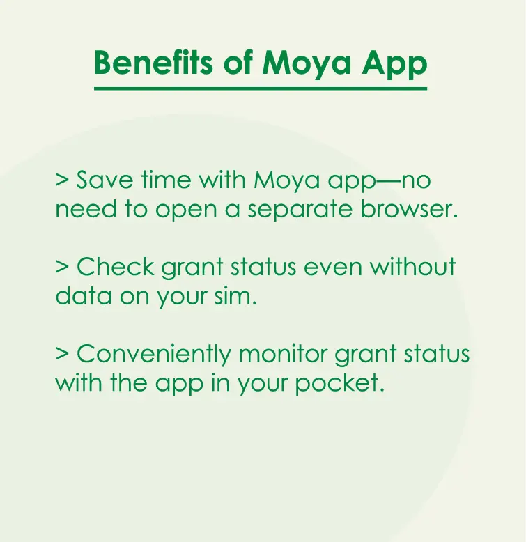 benefits of moya app for sassa