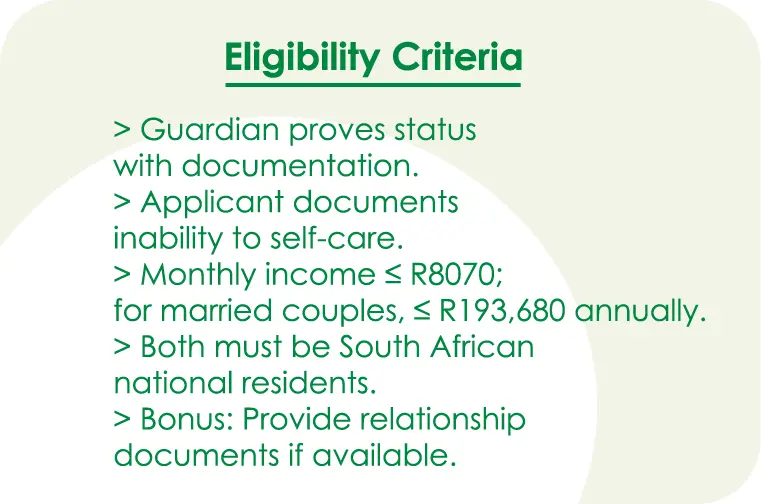 sassa grant in aid eligibility criteria
