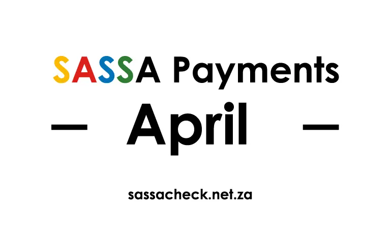 sassa payment for april