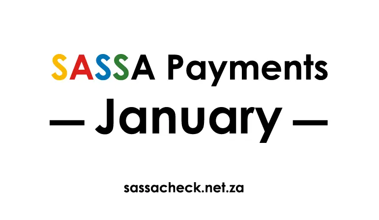 sassa payment for january