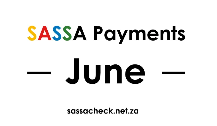sassa payment for june