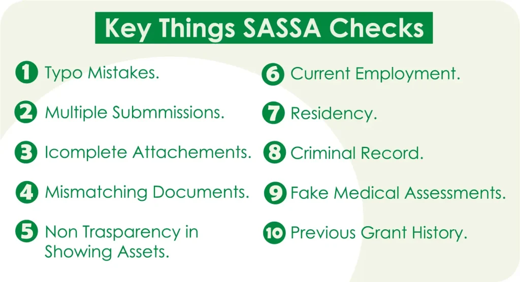 keyt hings sassa checks in your application before approval