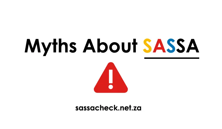 myths about sassa