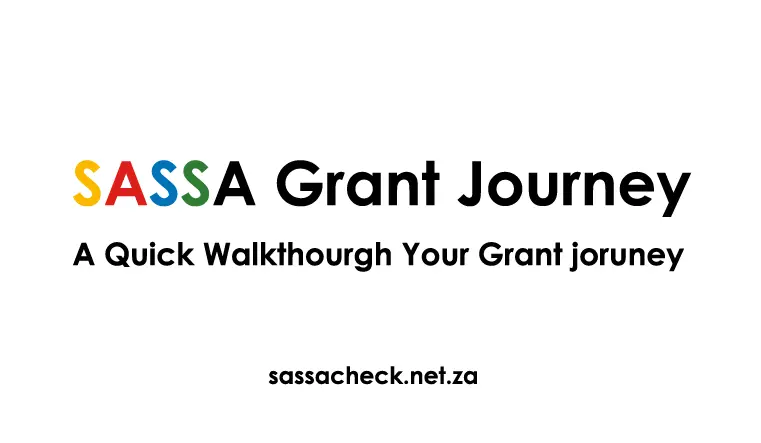 quick walkthrough sassa grant journey