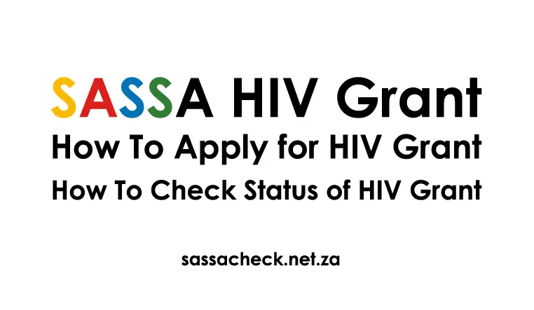 SASSA HIV Grant