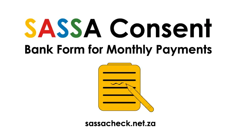 SASSA Bank Consent Form for Payments