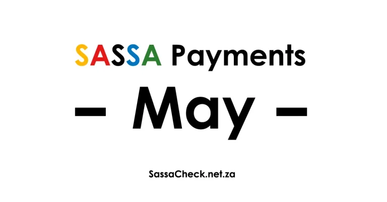 sassa payment for may