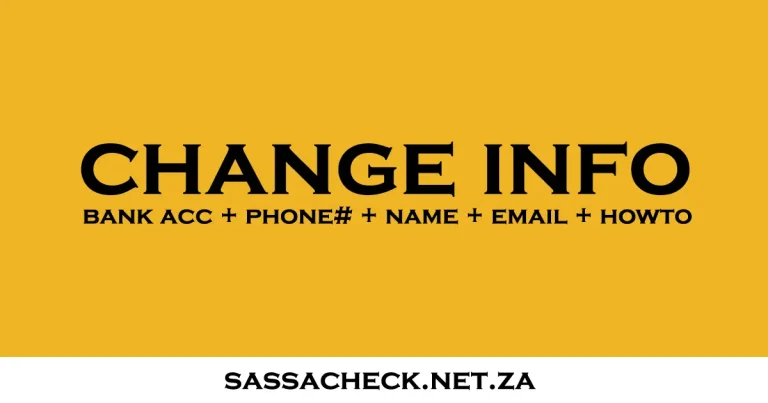 sassa info change guide