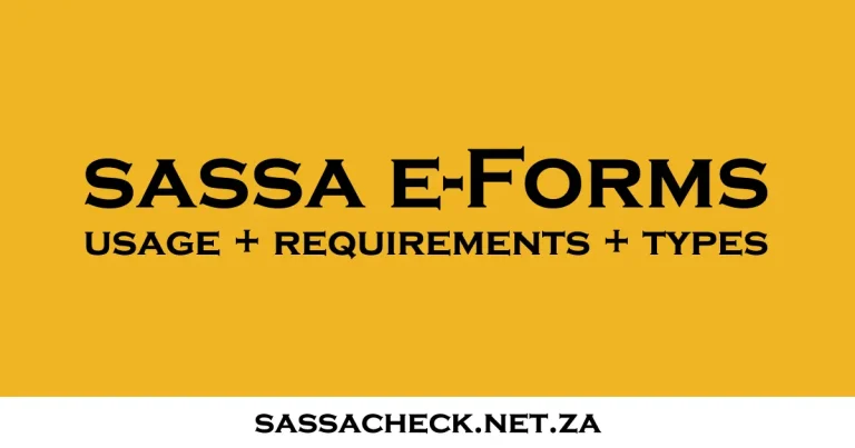eforms by sassa