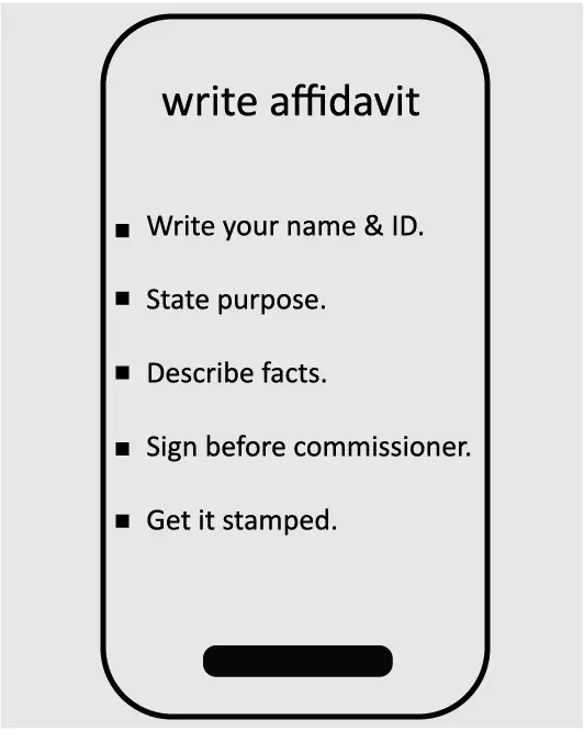 how to write an affidavit for sassa